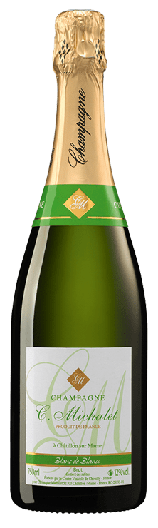 Bouteille de Champagne Michalet Blanc de Blancs