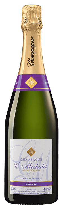 Bouteille de Champagne Michalet Demi-sec